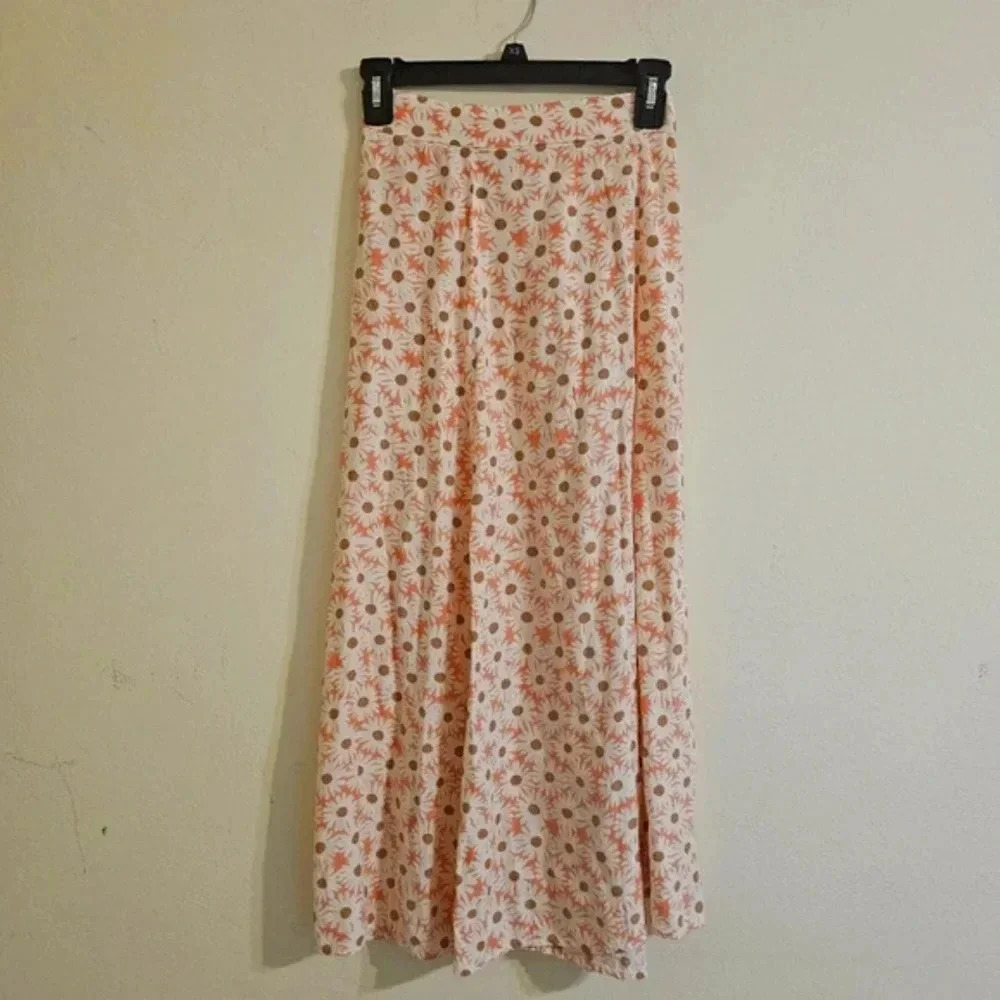 Mango Floral Maxi Skirt